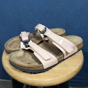 Birkenstock Birki's Madura Double Strap Sandals 40 US 9 Pink Patent Leather